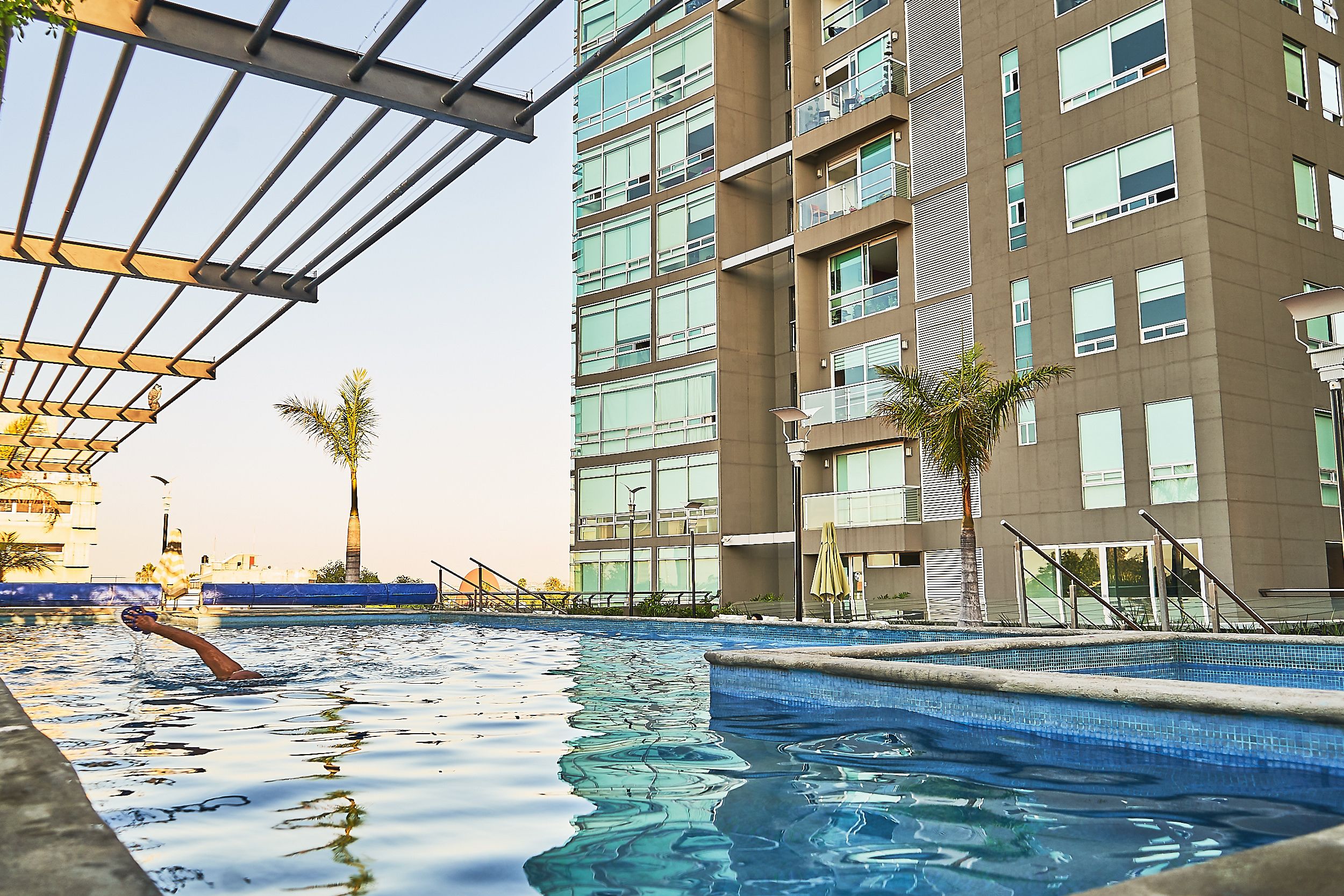 Alberca al aire libre 