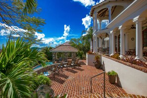 Terrace/patio - Las Brisas Caribe - ​A Luxurious and Private 4BR St. John Villa (Cruz Bay)