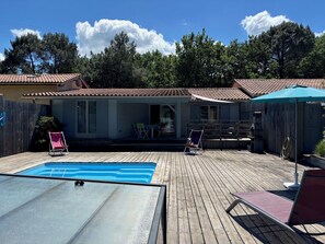 Indoor pool, outdoor pool - Near SOULAC/mer, air-conditioned house with heated indoor pool sleeps 4 (Grayan-et-l'Hôpital)