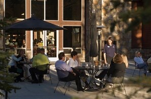 Outdoor dining - Ski-in/Ski-Out! *Luxury Studio at Grand Timber Lodge* (Breckenridge)
