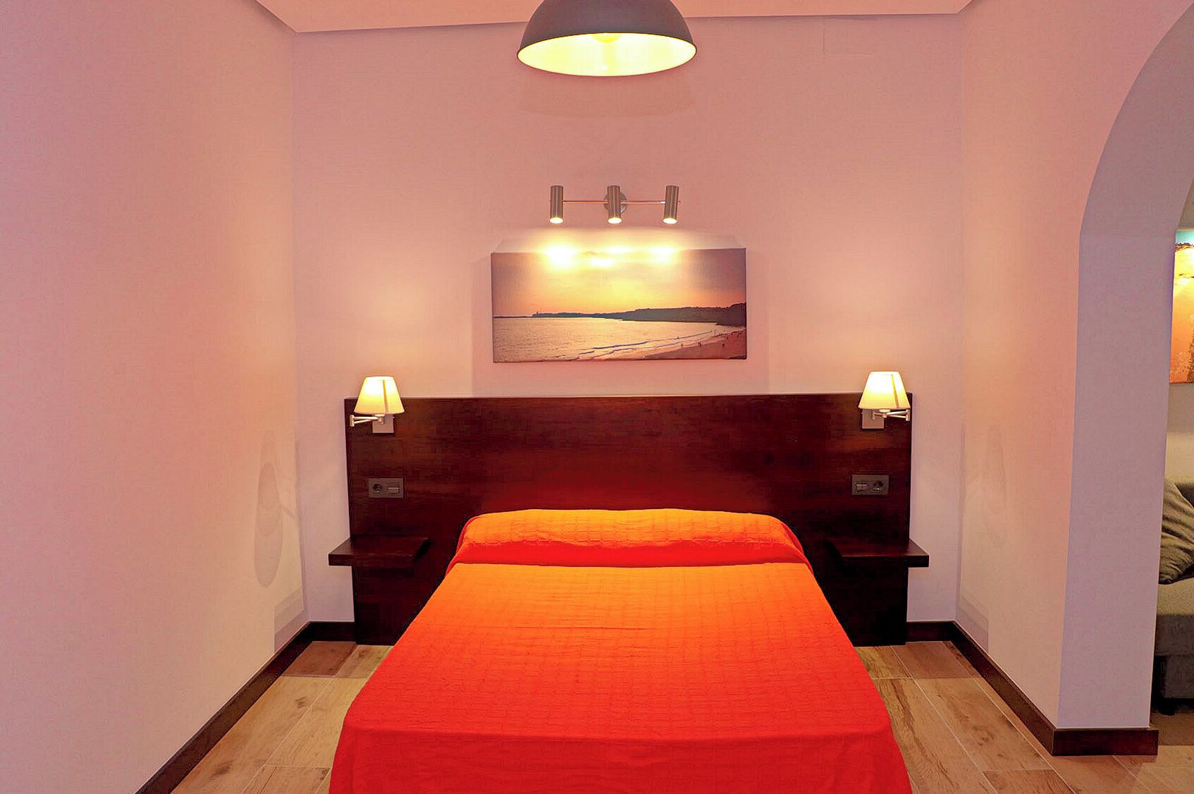 1 bedroom, iron/ironing board, bed sheets