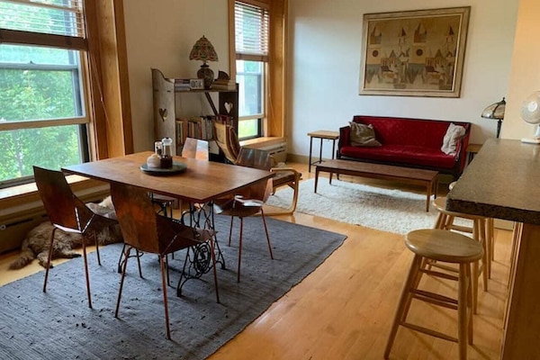 Dining and living room