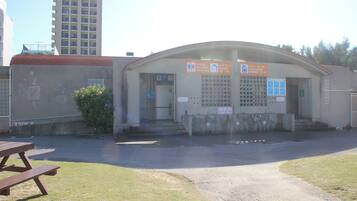 Beach nearby, white sand