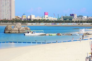 Beach nearby, white sand