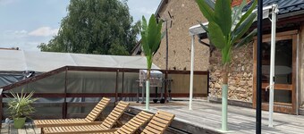 Roulotte Belle Epoque di Saint-Pardoux- 63440 4 posti