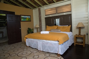 4 bedrooms, soundproofing, iron/ironing board, free WiFi -  Amazingly Affordable Savings "Rustic Jamaican Vibes" on Ocean Front, Selecluded (St. Mary, Jamaica)