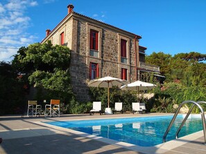 Pool - Self Catering Villa in Molyvos With Private Pool and Sea View (Mytilene)