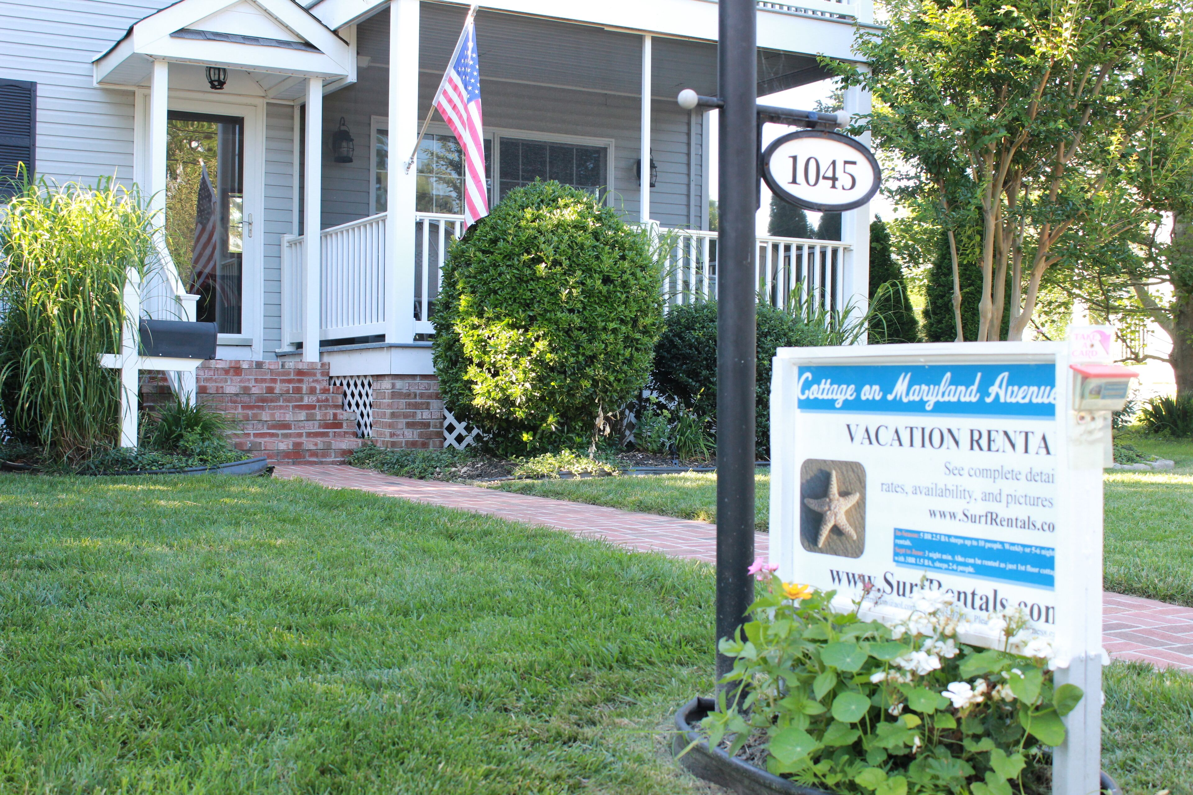 "Cottage on Maryland Ave"  3 Bedroom Cottage Sleeps 2 to 6 max