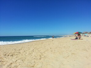 On the beach