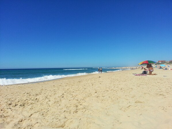 On the beach