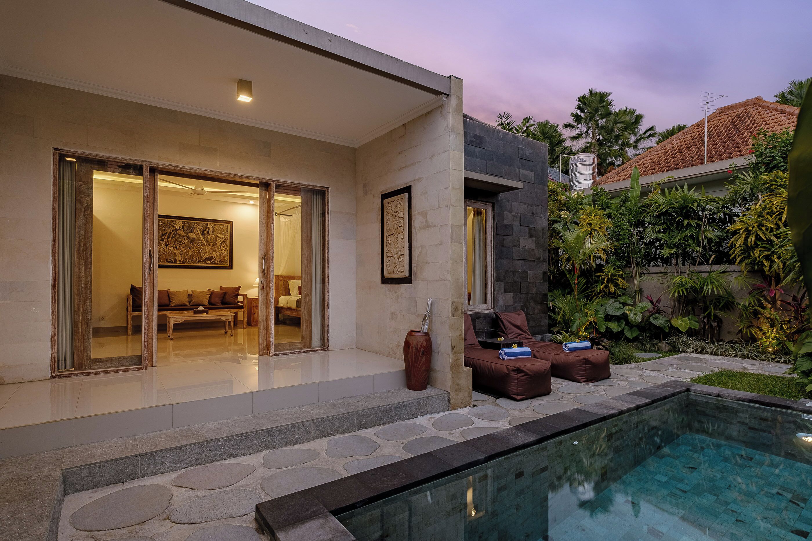 Villa - 1 soveværelse | 1 soveværelse, pengeskab på værelset, strygejern/strygebræt