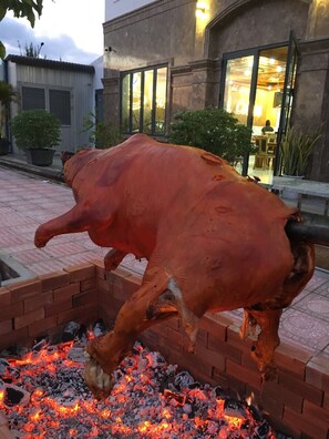 Aire de pique-nique/barbecue