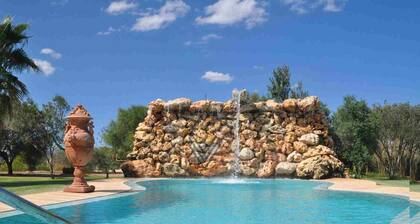 Can Gamundi holiday villa with a large pool and a huge garden Can Picafort