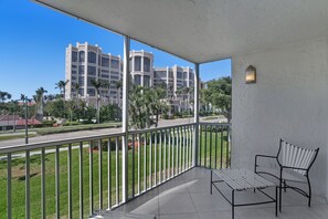 Patio and view