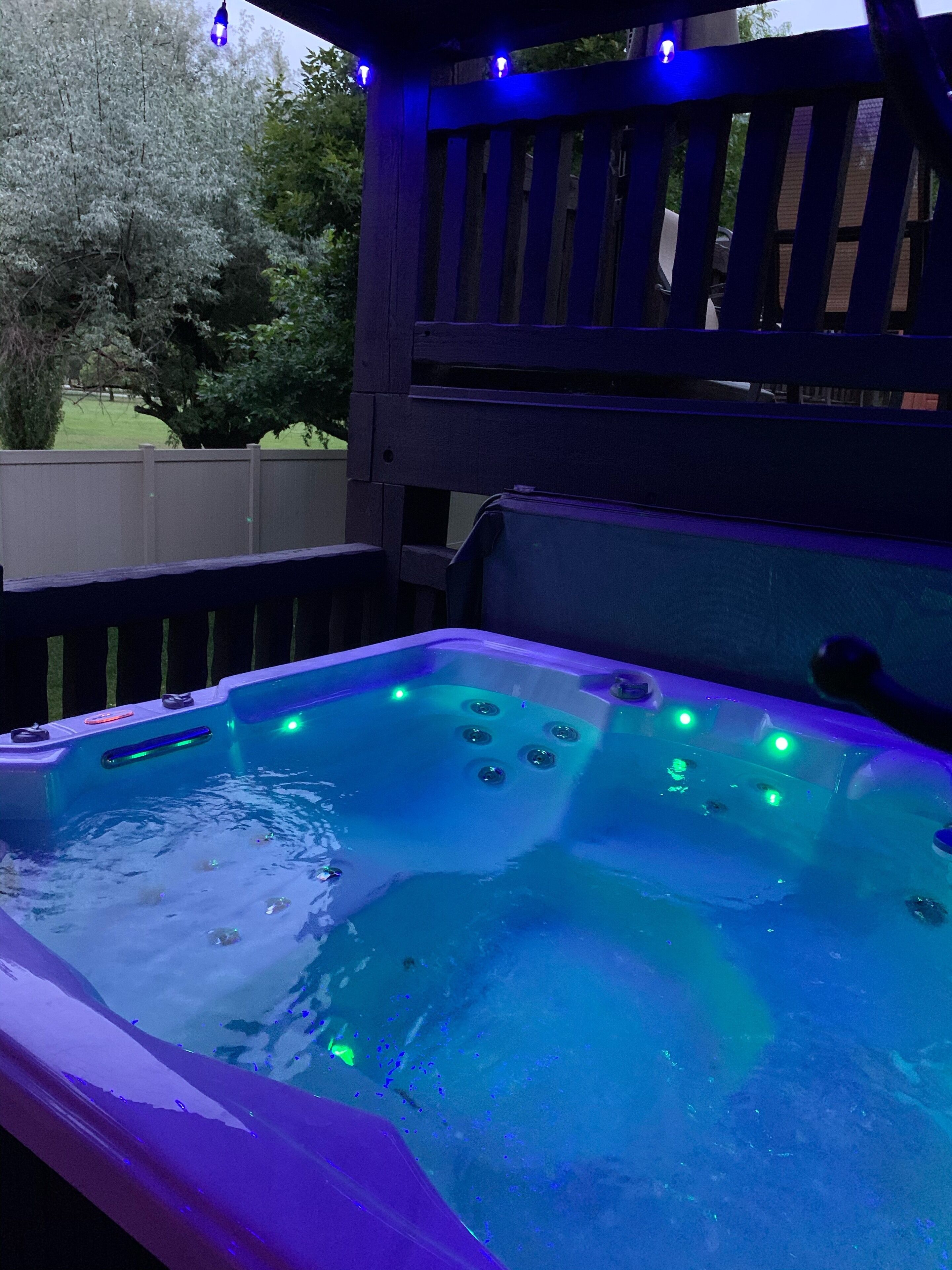 Bain à remous extérieur