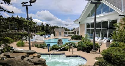 Super emplacement de ski. Skiez à l'intérieur et à l'extérieur des pistes à quelques pas de l'ascenseur Ballhooter ...