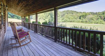 Rustic Cabin with a View on a Hundred Acre Farm