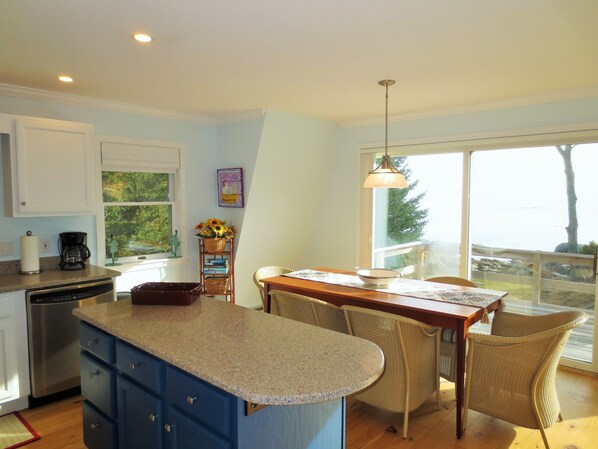 Dining - Pointed Fir Cove Cottage - Stunning Ocean Front Retreat! (Boothbay)