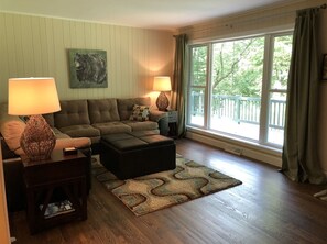 Fernseher, Kamin, Bücher