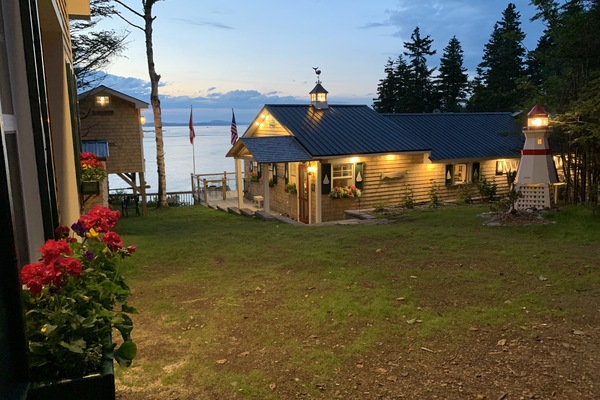 Sea Urchin Cottage overlooking the ocean.