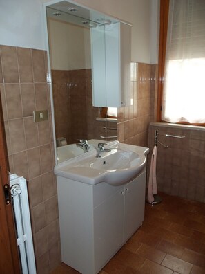 Shower, hair dryer, bidet, towels - PRETTY APARTMENT IN RENOVATED HOUSE IN CASTELL'ALFERO - CUORE MONFERRATO (Asti)