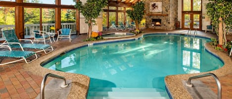 Indoor pool, outdoor pool