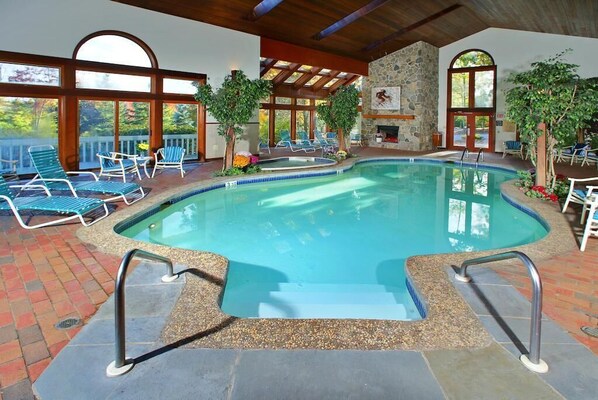 Indoor pool, outdoor pool