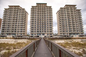 Exterior - Summerwind West #202 Oceanfront Condo - Free Beach Chairs & Umbrella. (Navarre Beach)