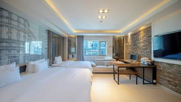 Standard Twin Room, Multiple Beds, Non Smoking, City View | View from room