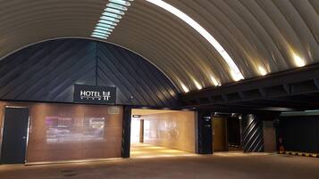 Free self-parking, free valet parking