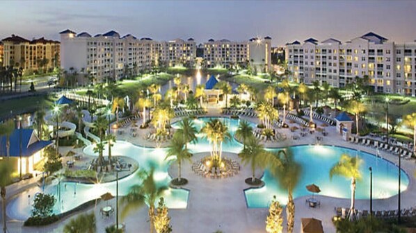 Indoor pool, a heated pool - The Fountains Christmas vacation at Orlando, FL 2 BR 2 Bath Premium (Orlando)