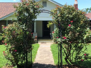 Front entrance from sidewalk along street