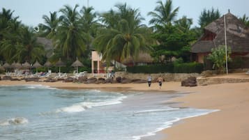 Vlak bij het strand, strandlakens