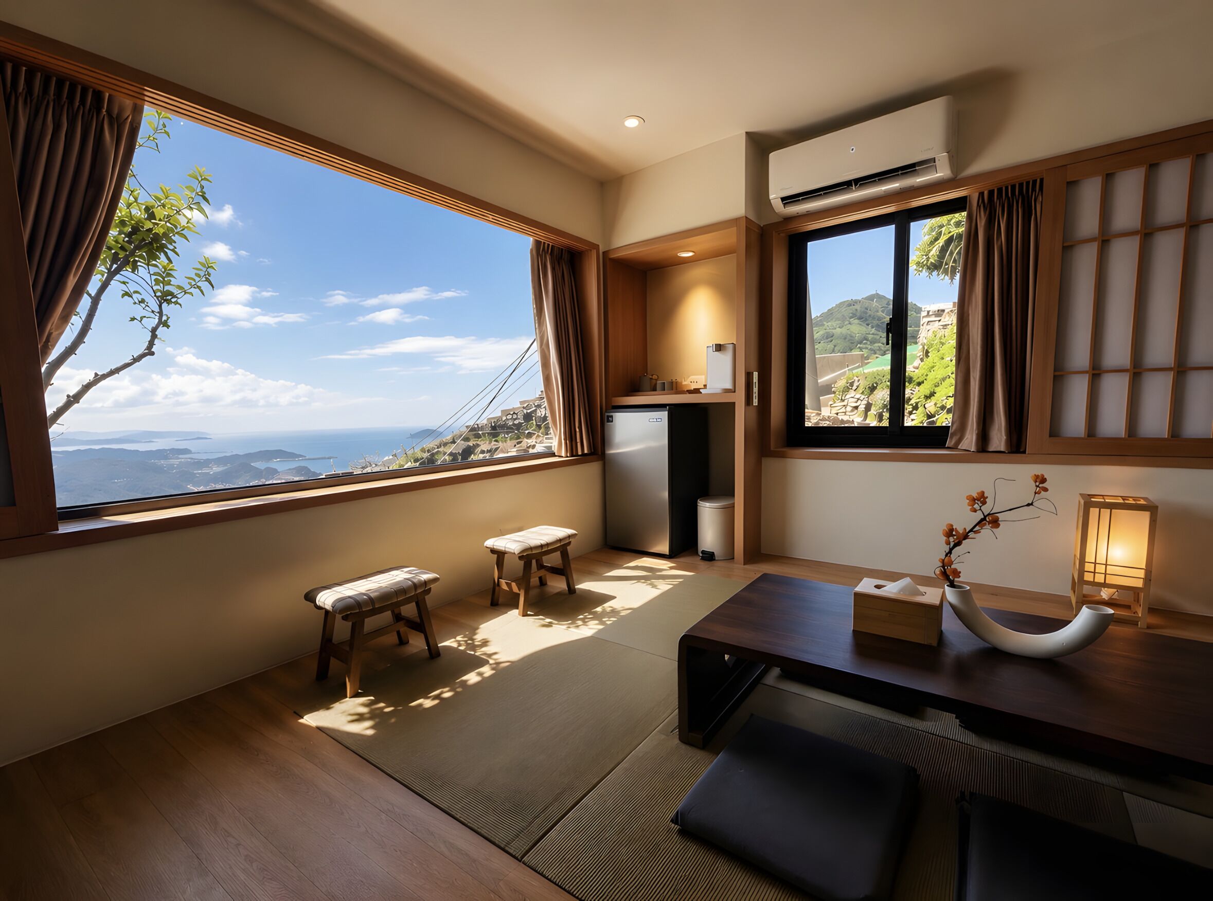 Panoramic Room, Sea View | Blackout drapes, WiFi (free), individually furnished, bed sheets