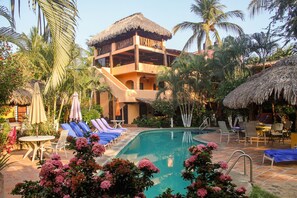 Pool - Eco 1 BR apt w/ lg terrace, ionization system pool, yoga classes, big gardens (Puerto Escondido)