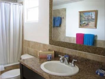 The Spacious Master Bathroom, Located Inside the Master Suite.