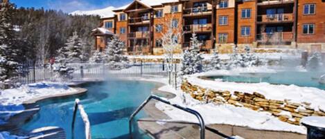 Indoor pool, outdoor pool