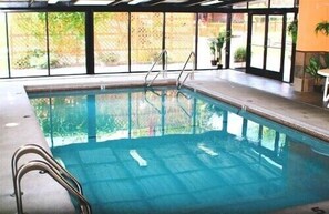 Indoor pool, outdoor pool