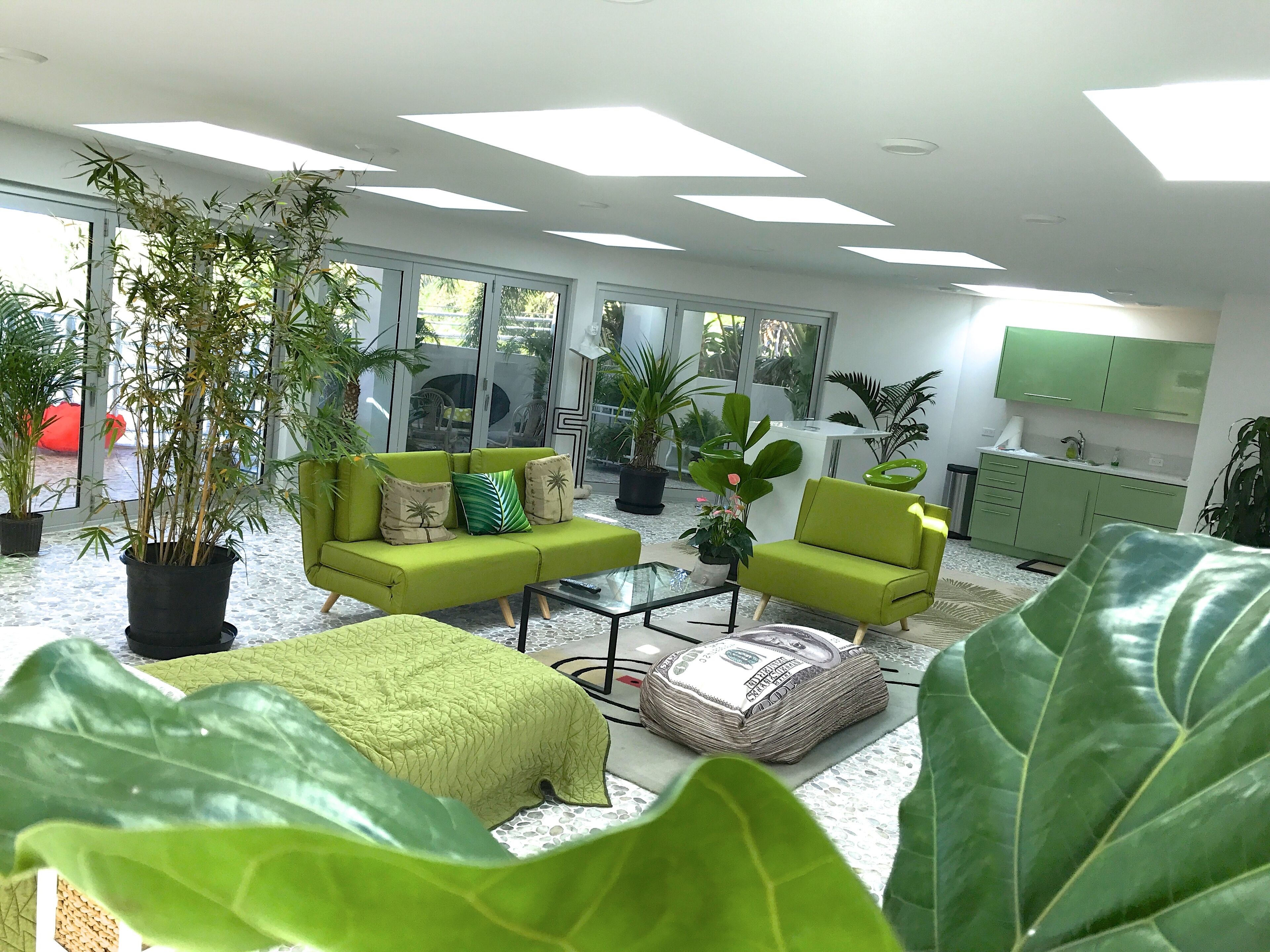 Unique Atrium Tropical Loft with Skylights / Large Lanai