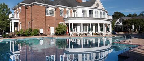 Indoor pool, outdoor pool