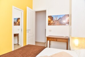 2 bedrooms, desk, travel crib, free WiFi