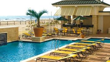 Indoor pool, outdoor pool