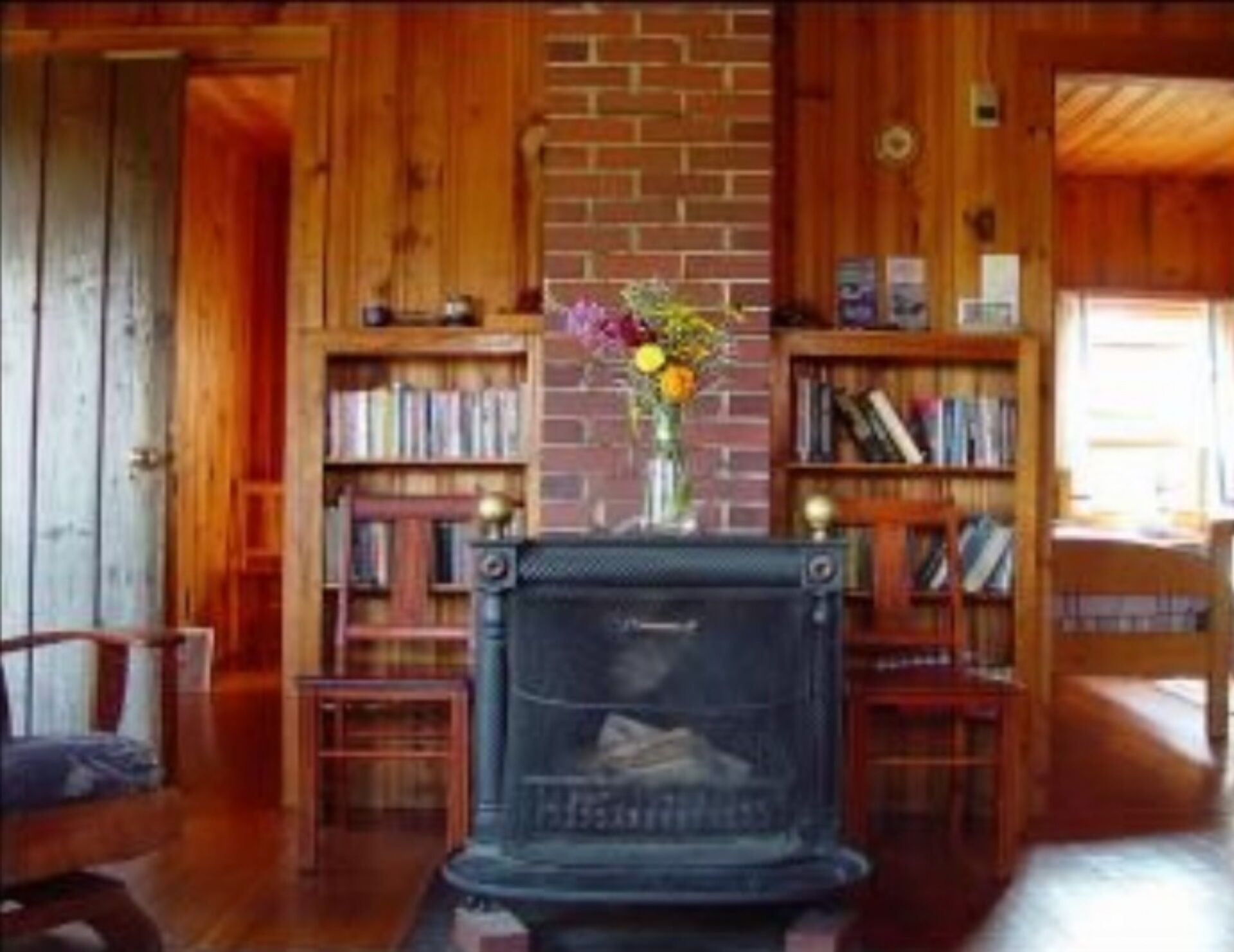 Rustic Maine Cottages with glorious water view, path to our shoreline 