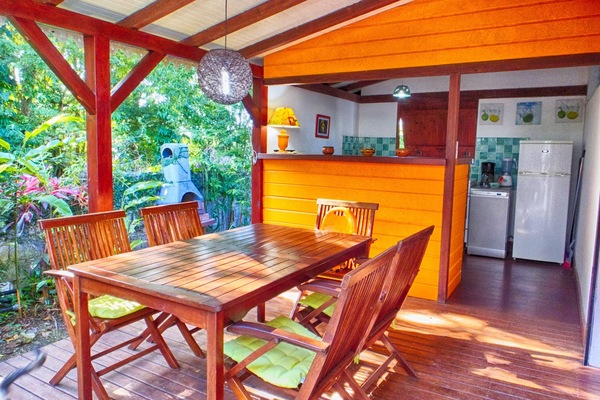 Salle à manger extérieure