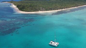 Am Strand, Strandtücher