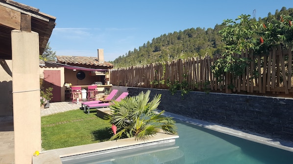 Pool - STONE PROVENCAL 180 M2 WITH POOL - GARDEN - BBQ - PLANCHA (Rousset)