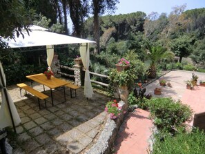 Outdoor dining - Villa Paradisino Orbetello, Bilocale Flamingo B (Orbetello)