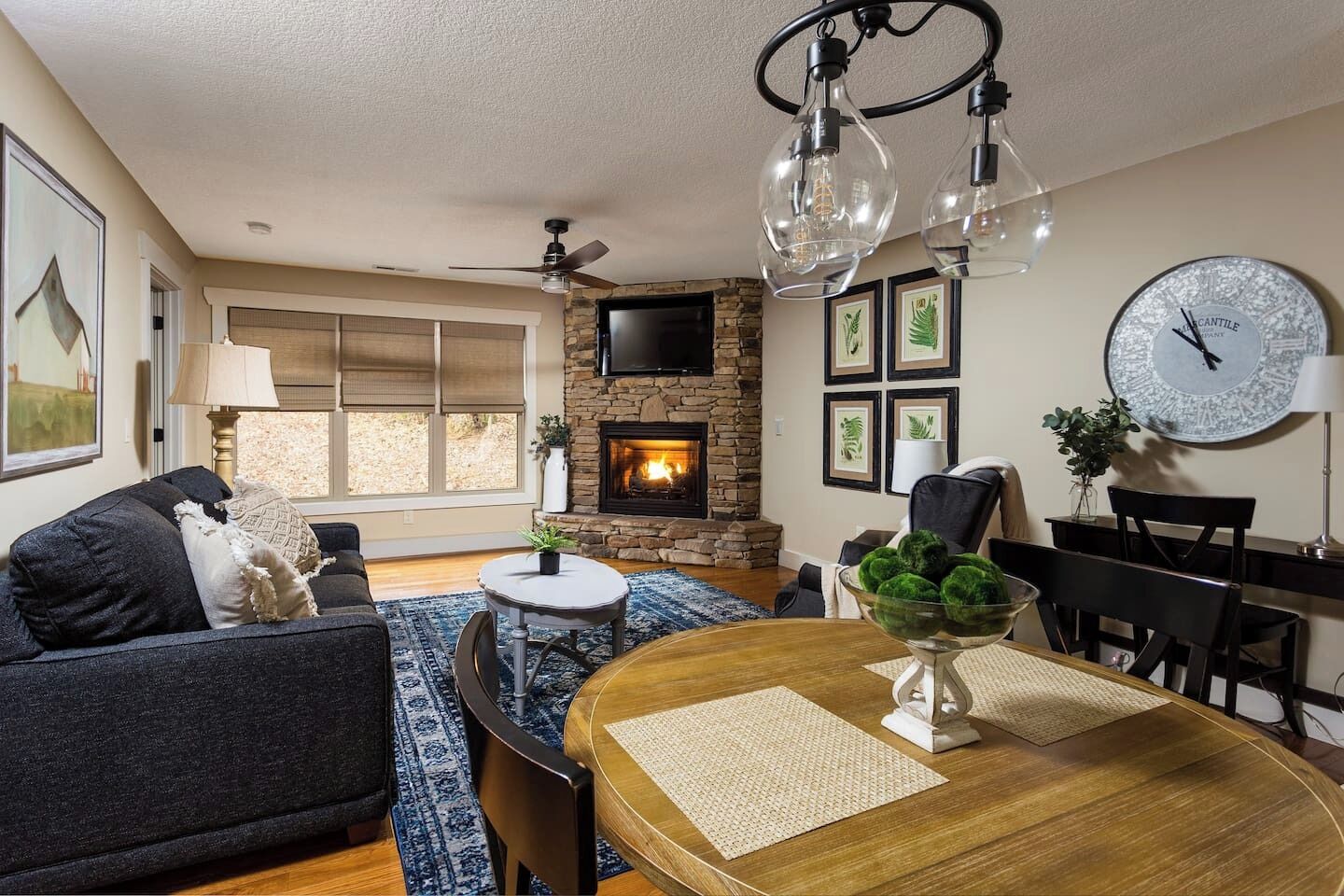 智能电视、壁炉