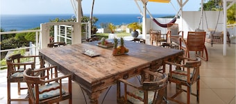 Villa l'Amazonia 5 *, lyxvilla i Deshaies i Guadeloupe:
