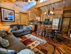 TV, fireplace, DVD player